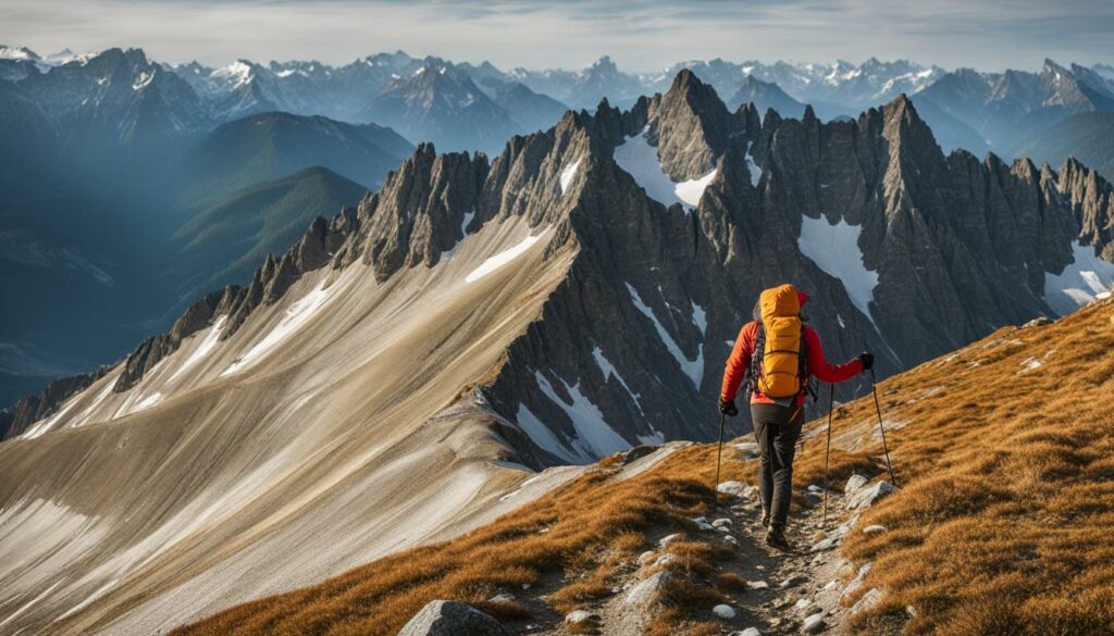 Bekleidung für Alpenwanderung