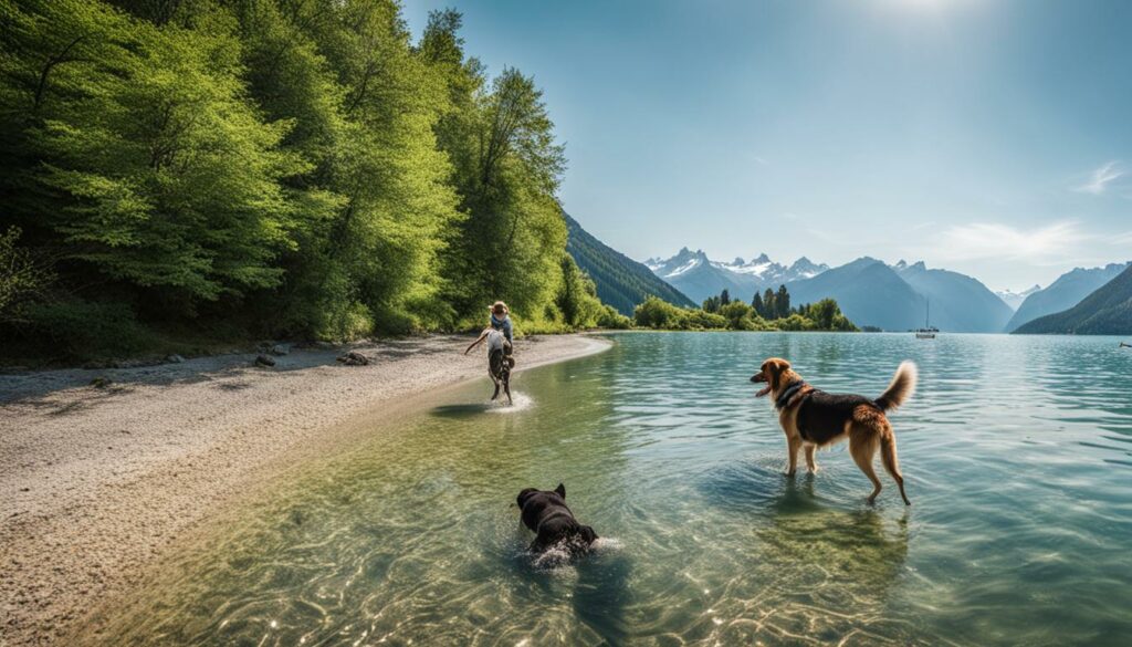 Hundestrand in der Schweiz