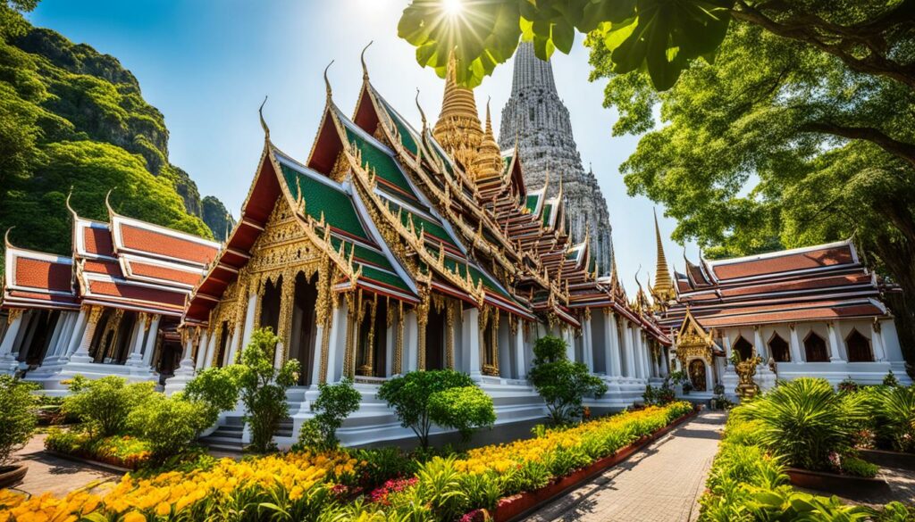 Prunkvolle Tempel in Thailand